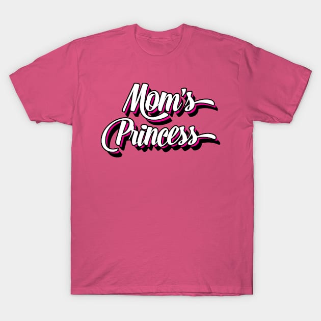 Mom Mother Daughter Princess T-Shirt by JamesBennettBeta